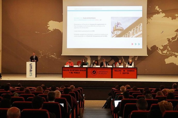 Claustro de la UMA diciembre de 2025.