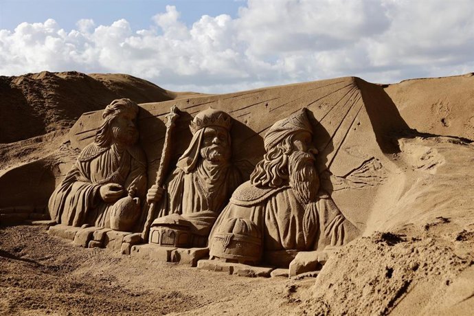 El Belén de Arena de Las Canteras (Gran Canaria)