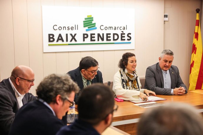 Reunió aquest dilluns entre la consellera Alícia Romero i el Consell d'Alcaldes del Baix Penedès