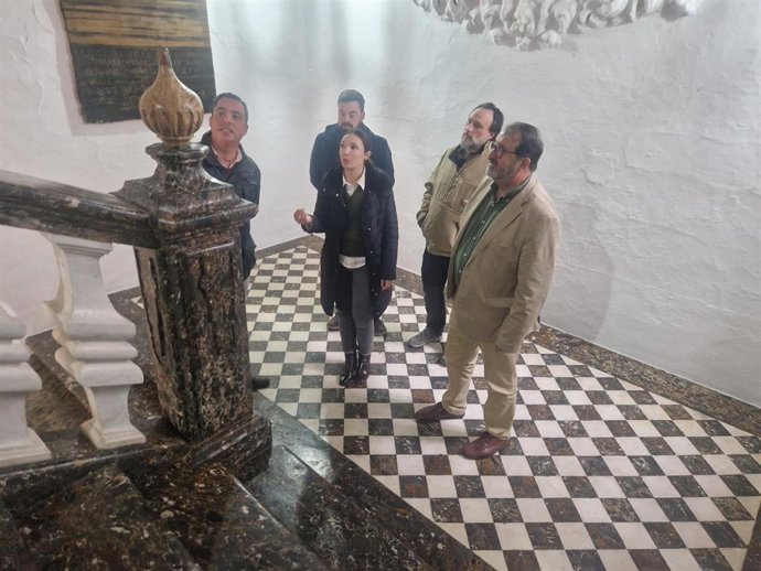 Escalera monumental de casa palacio Marqués de las Torres