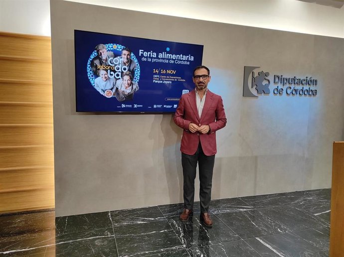 Archivo - El delegado de Desarrollo Económico, Promoción y Empleo de la Diputación de Córdoba, Félix Romero, en la presentación de la feria agroalimentaria 'Sabor a Córdoba', en una imagen de archivo.
