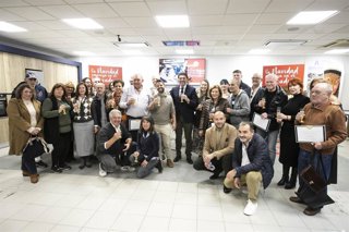 Brindis navideño de los mercados municipales