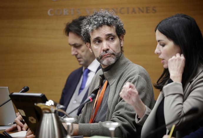 El director del Centro de Investigación y Proyectos, Innovación y Sostenibilidad, Miguel Ángel Artacho, comparece en la comisión de investigación de la dana en Les Corts
