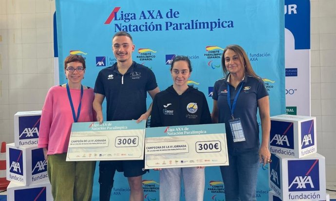 Íñigo Llopis y Beatriz Lérida vencen en Oviedo en la última jornada de la Liga AXA de Natación Paralímpica