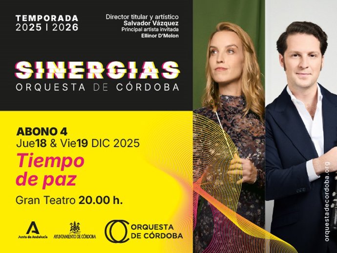 Cartel del concierto 'Tiempo de Paz'.