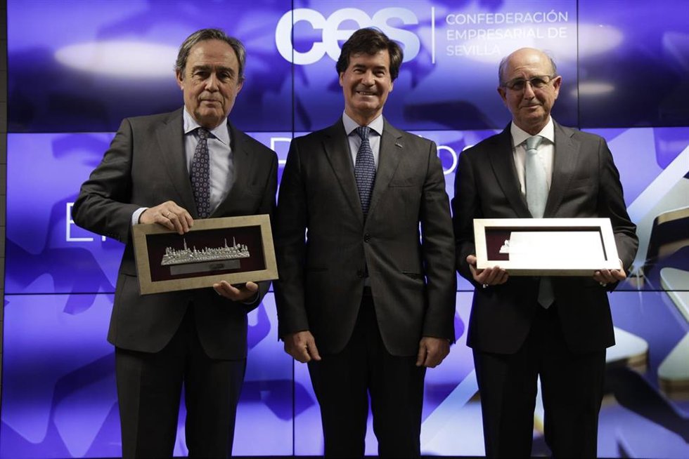 Ricardo Pumar y Rafael Caamaño, galardonados en los XVIII Premios Empresariales CES.