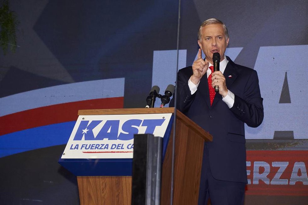 El presidente electo de Chile, Jose Antonio Kast