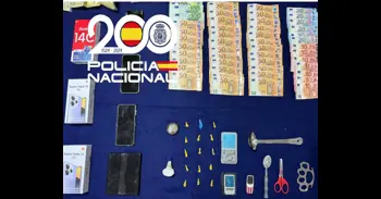 La Policía Nacional desmantela un punto de venta de droga en el barrio de Villalegre