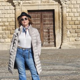 La periodista de La Tribuna y de Europa Press Belén Monge, ganadora del Premio de Periodismo sobre Medio Rural en Guadalajara.