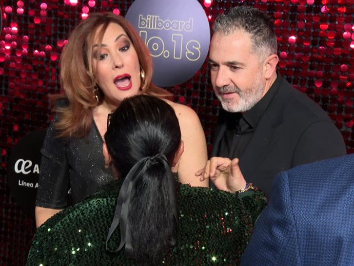 Chayo Mohedano y su marido, Andrés Fernández, con María del Monte