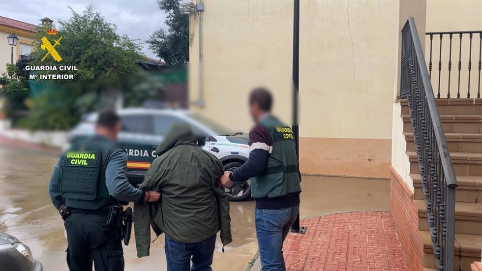 Detención por parte de la Guardia Civil.