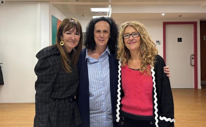 Firmantes del acuerdo entre Fundación Cermi, Apramp y Alanna.