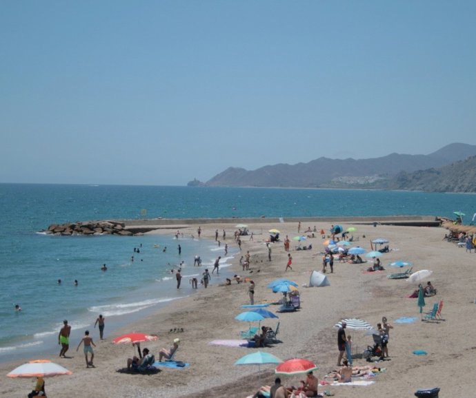 Una playa de Mojácar (Almería) en una imagen de archivo.