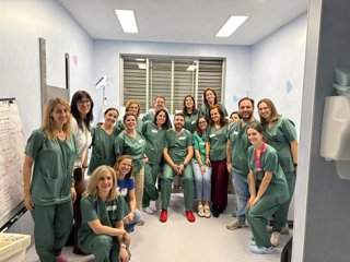 Participantes en el curso de emergencias obstétricas.