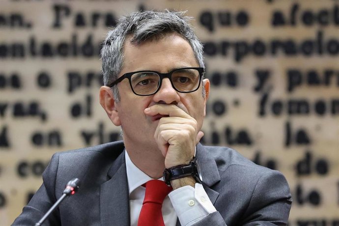 El ministro de la Presidencia, Justicia y Relaciones con las Cortes, Félix Bolaños.