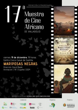 Archivo - Cartel de la proyección de 'Mariposas negras', organizada por Umoya.