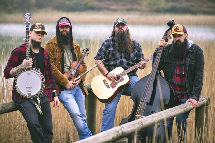 La banda Moonshine Wagon.