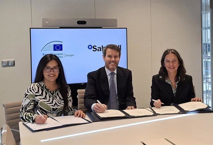 Firma entre el Banco Sabadell y el Grupo BEI para movilizar más de 1.870 millones de euros.