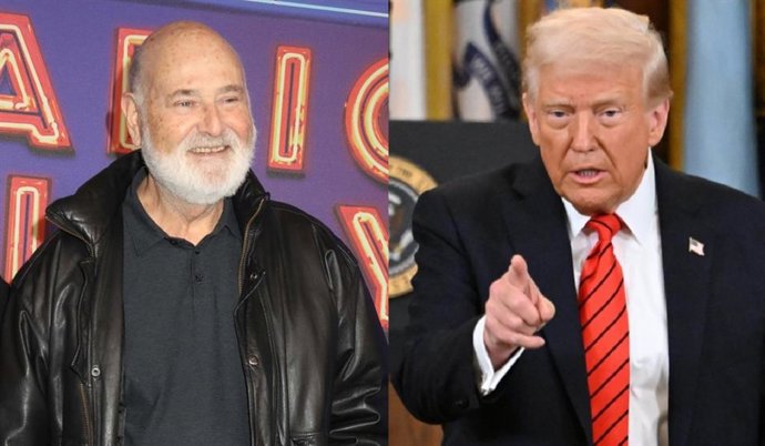 Donald Trump llama "trastornado" a Rob Reiner y Hollywood estalla: "Repugnante, vil y ególatra"