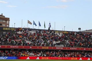 Archivo - General view during the UEFA EURO U-21 qualitication, Group A, football match played between Spain U21 and Finland U21 at Skify Castalia stadium on October 14, 2025, in Castellon, Spain.