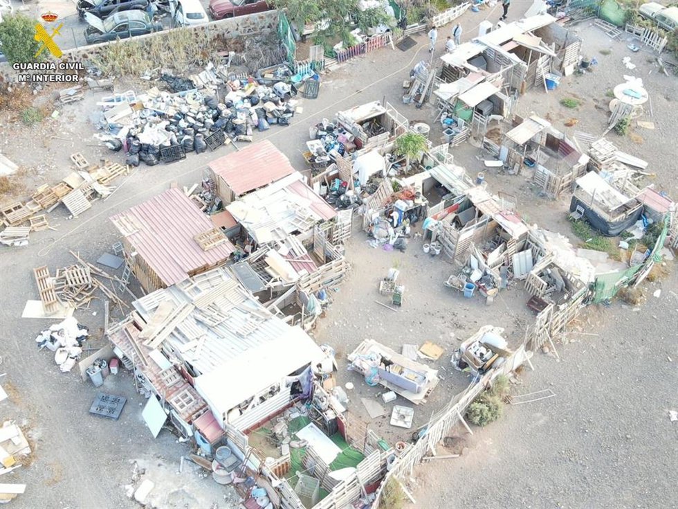 Imagen de las instaciones de la protectora investigada en Agüimes (Gran Canaria)