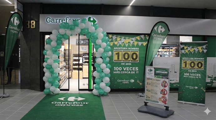 Carrefour cierra 2025 con 100 aperturas