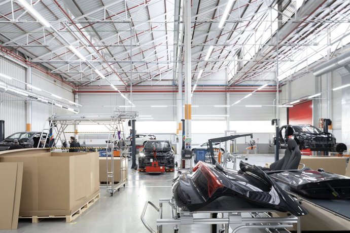 El Circular Economy Hub de Seat&Cupra en sus instalaciones en Zona Franca, en Barcelona.