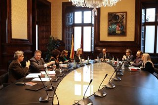 Reunió de la Mesa  del Parlament