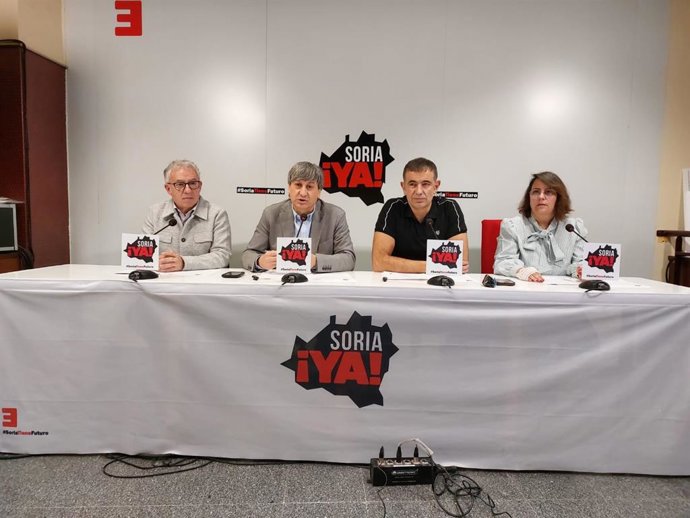 Presentación de los candidatos de Soria ¡Ya! al proceso de primarias que tendrá lugar el 11 de enero