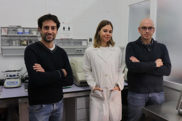 Pablo González Moreno, Katherine Onoszko y Francisco Ruiz Gómez.