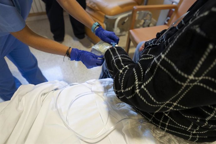 Archivo - Unidad de cuidados paliativos en el hospital San Juan de Dios de Saturtzi.