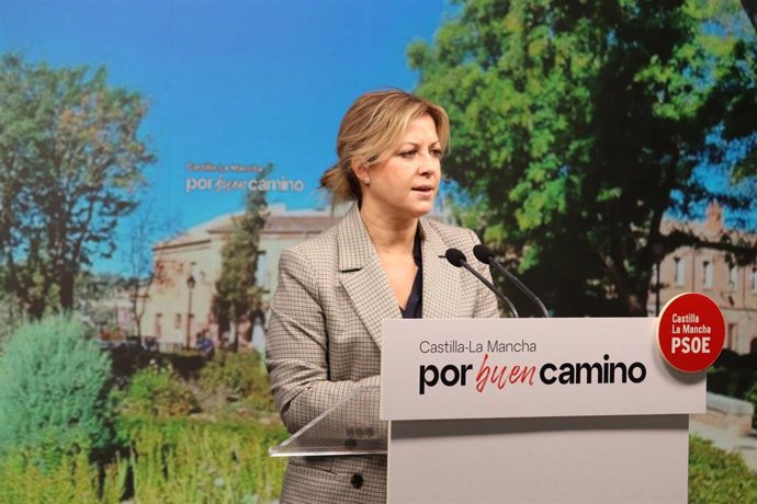 La portavoz del grupo parlamentario socialista en las Cortes de Castilla-La Mancha, Ana Isabel Abengózar.