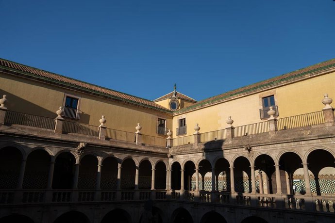 Archivo - Vista del interior del Institut d'Estudis Catalans en Barcelona