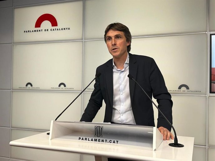 El portavoz de Junts en el Parlament, Salvador Vergés