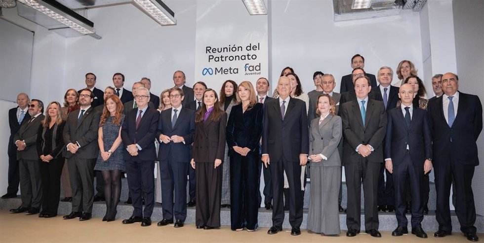 La Reina Letizia preside el Patronato de Fad Juventud, en Madrid a 16 de diciembre de 2025