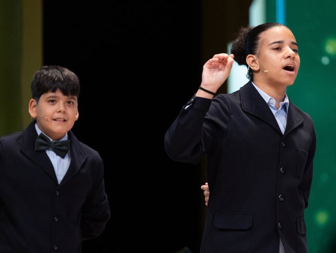 Archivo - Lotería Navidad: ¿Cómo se canta el número 00000?