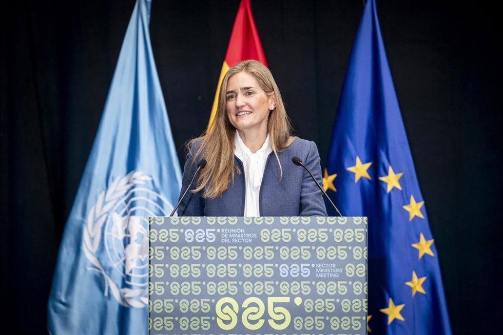 Archivo - La vicepresidenta tercera y ministra para la Transición Ecológica y el Reto Demográfico, Sara Aagesen, clausura la Alianza Global 'Sanitation and Water for All, en IFEMA, a 23 de octubre de 2025, en Madrid (España). 