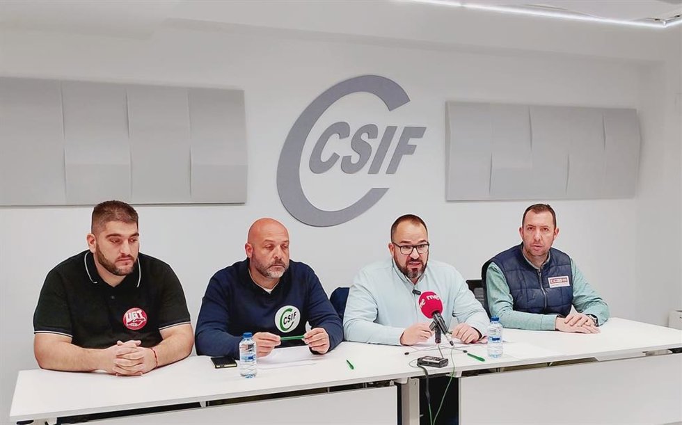 Rueda de prensa del comité de empresa de Rober