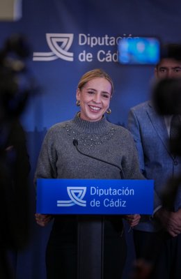 Almudena Martínez, presidenta de la Diputación de Cádiz.