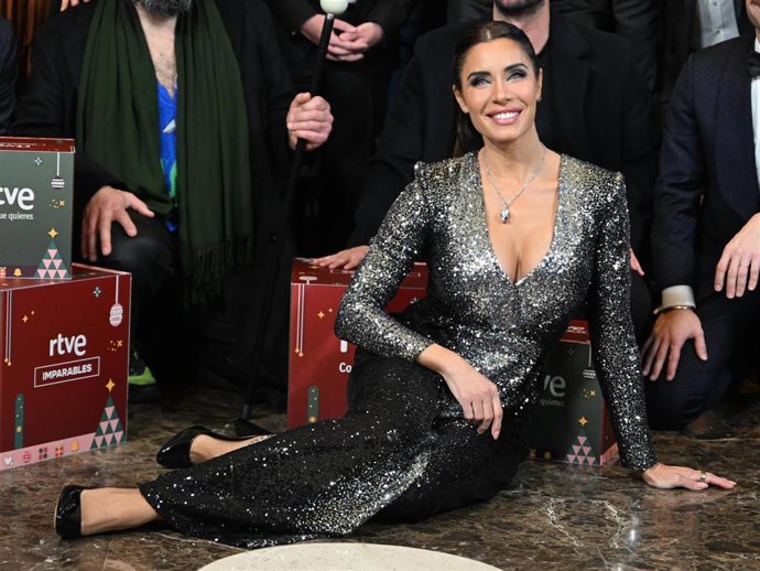 Pilar Rubio durante la presentación de la programación navideña de RTVE
