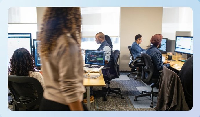 Recurso da equipe de TI de uma empresa