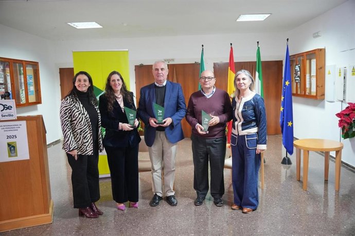 Entrega de los Distintivos D de la Diversidad Funcional de la Diputación de Sevilla.