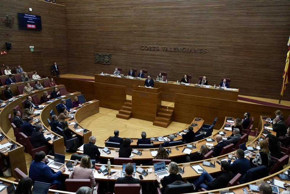 Pleno de Les Corts, en una imagen de archivo
