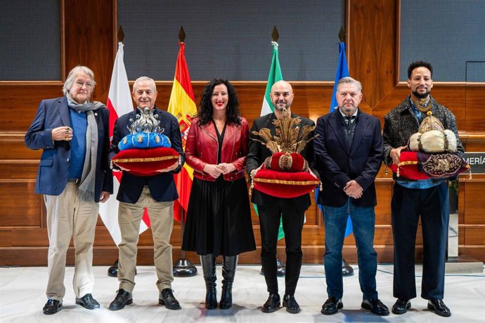 Entrega de las credenciales a los Reyes Magos en Almería.