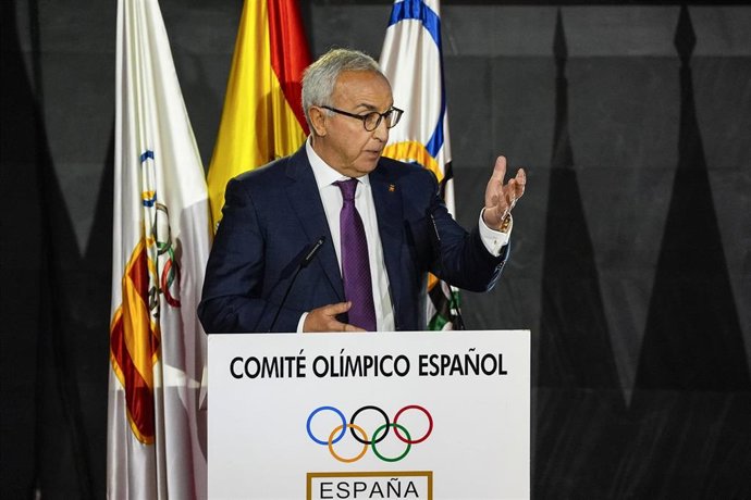 Archivo - El presidente del Comité Olímpico Español (COE), Alejandro Blanco, durante la Gala del año pasado.