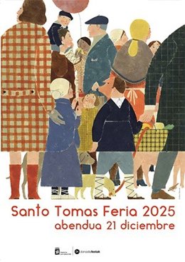 Cartel de la feria de Santo Tomás de San Sebastián 2025