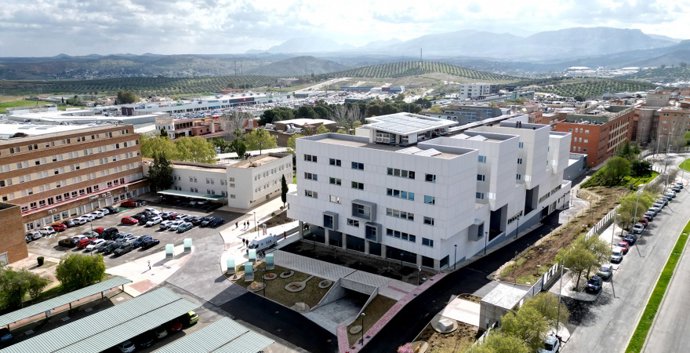 Vista aérea del Campus de Las Lagunillas de la UJA.