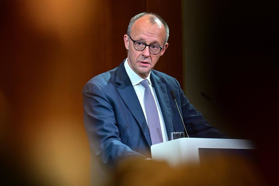 El canciller alemán, Friedrich Merz 