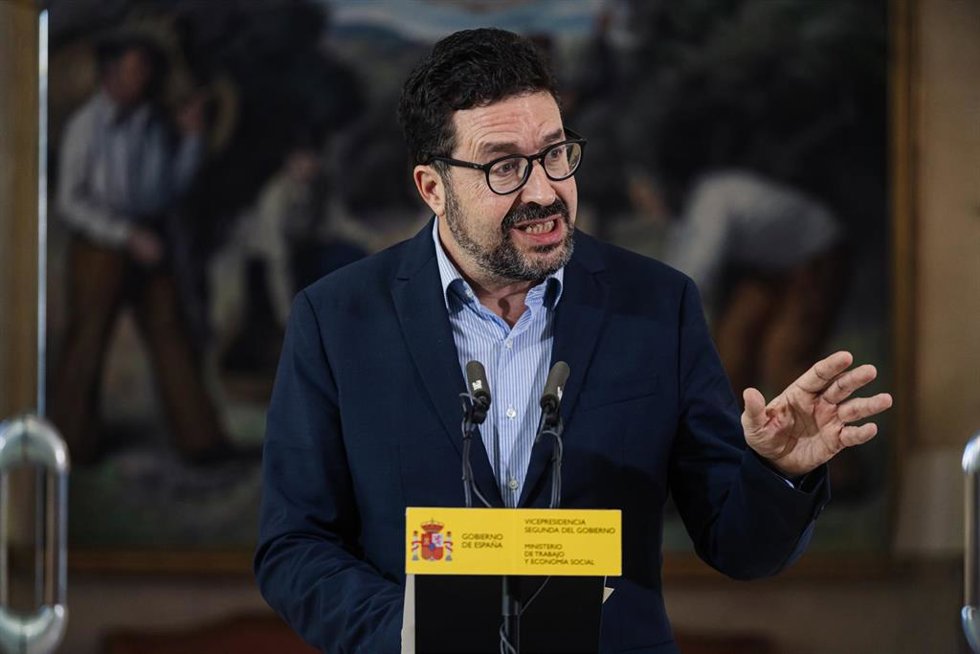 Archivo - El secretario de Estado de Trabajo, Joaquín Pérez Rey