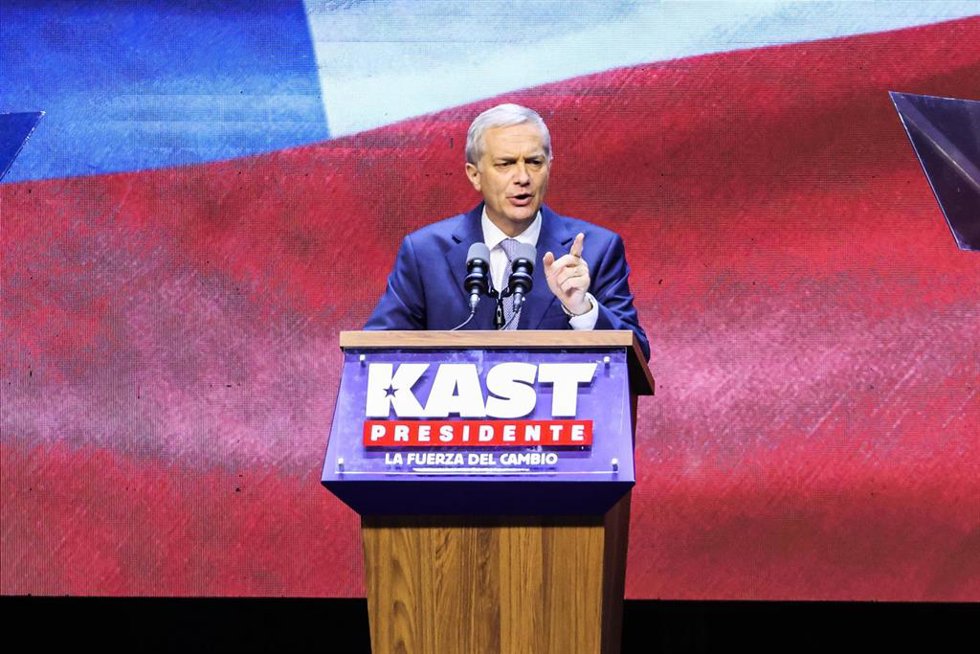 El presidente electo de Chile, José Antonio Kast